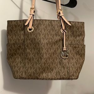 Michael Kors leather shopper, tote handbag